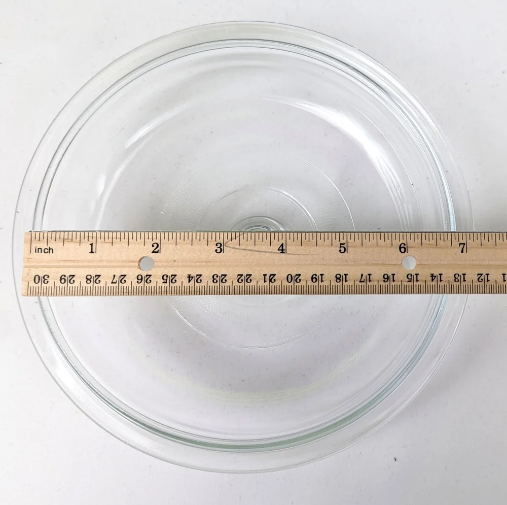Glass Lid for Casserole Dish Sauce Pan Bowl Round Clear Domed with Center Knob